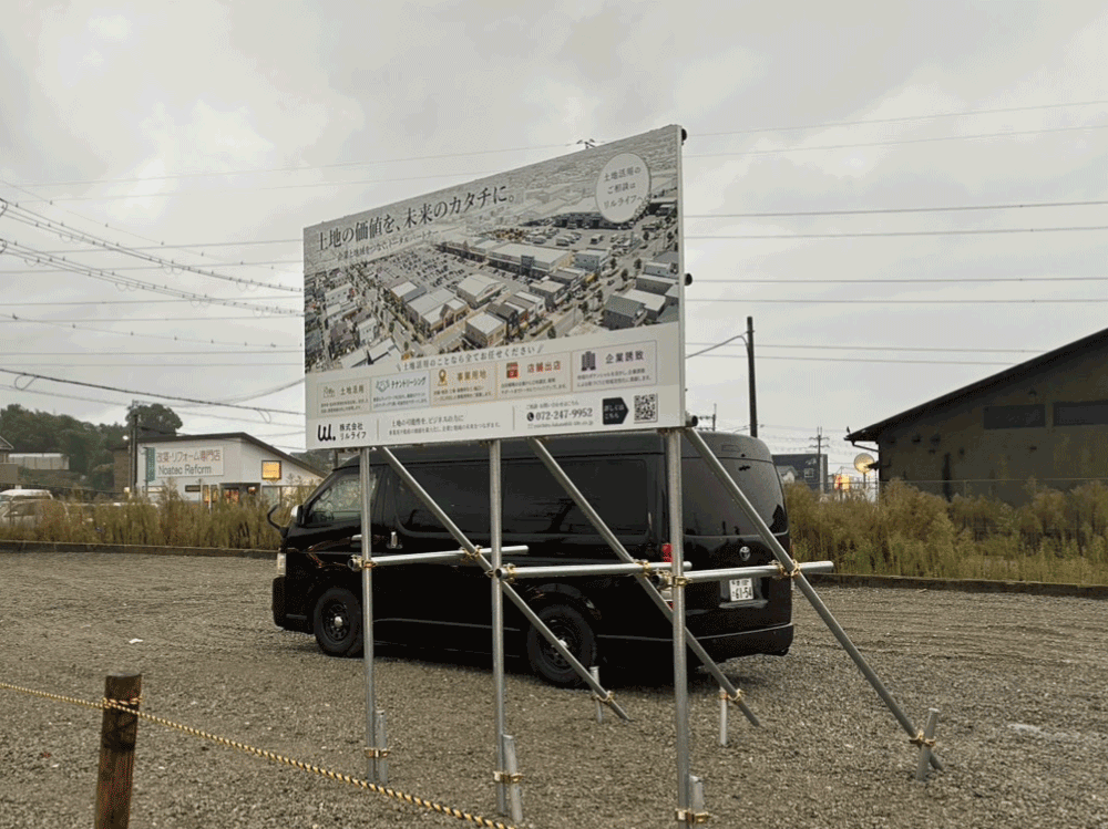野立て看板